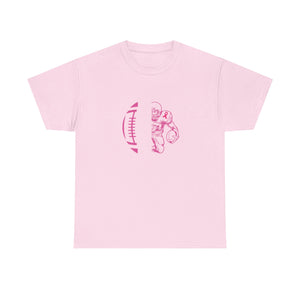 Football Lover Breast Cancer Awareness Tee