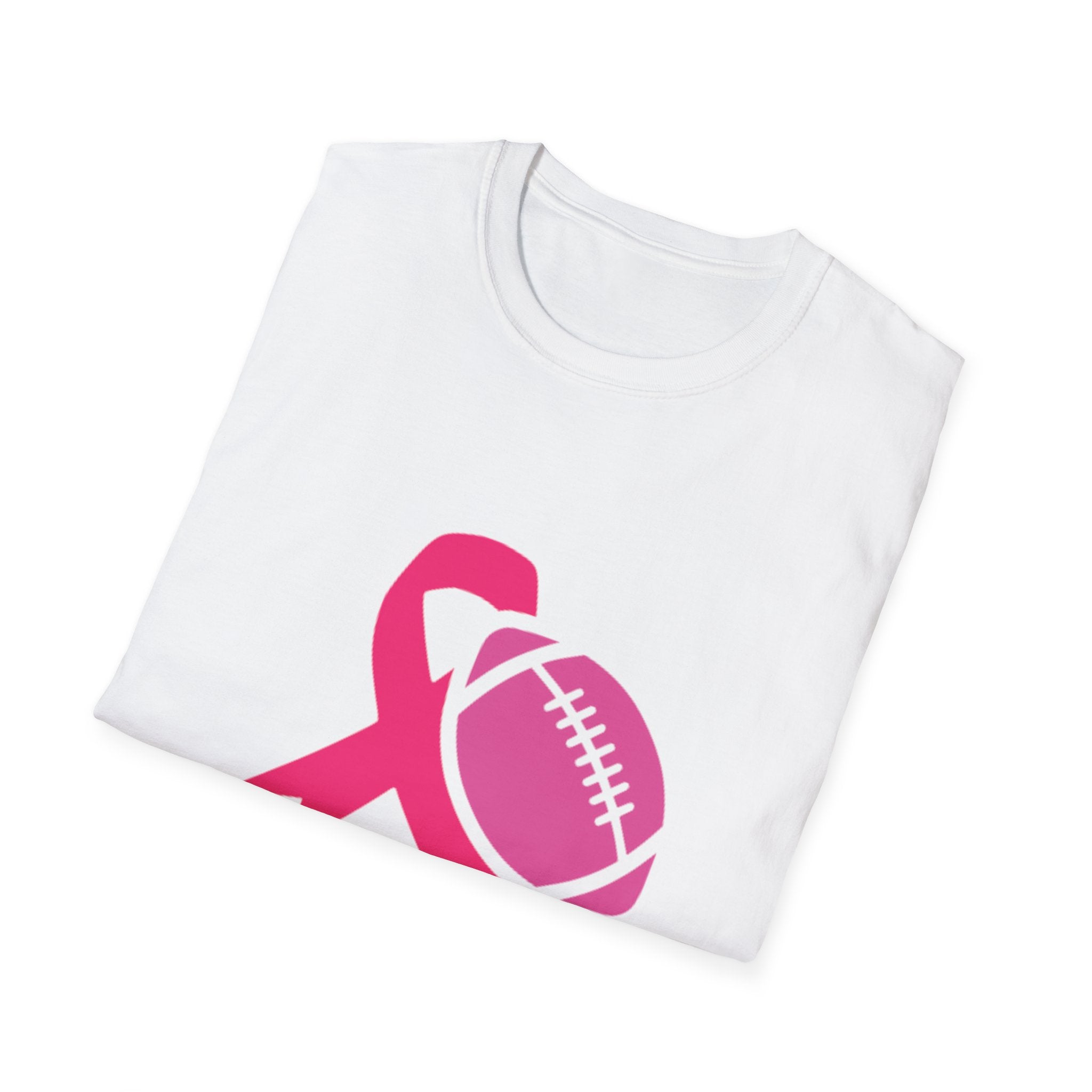Pink Ribbon Football T-Shirt