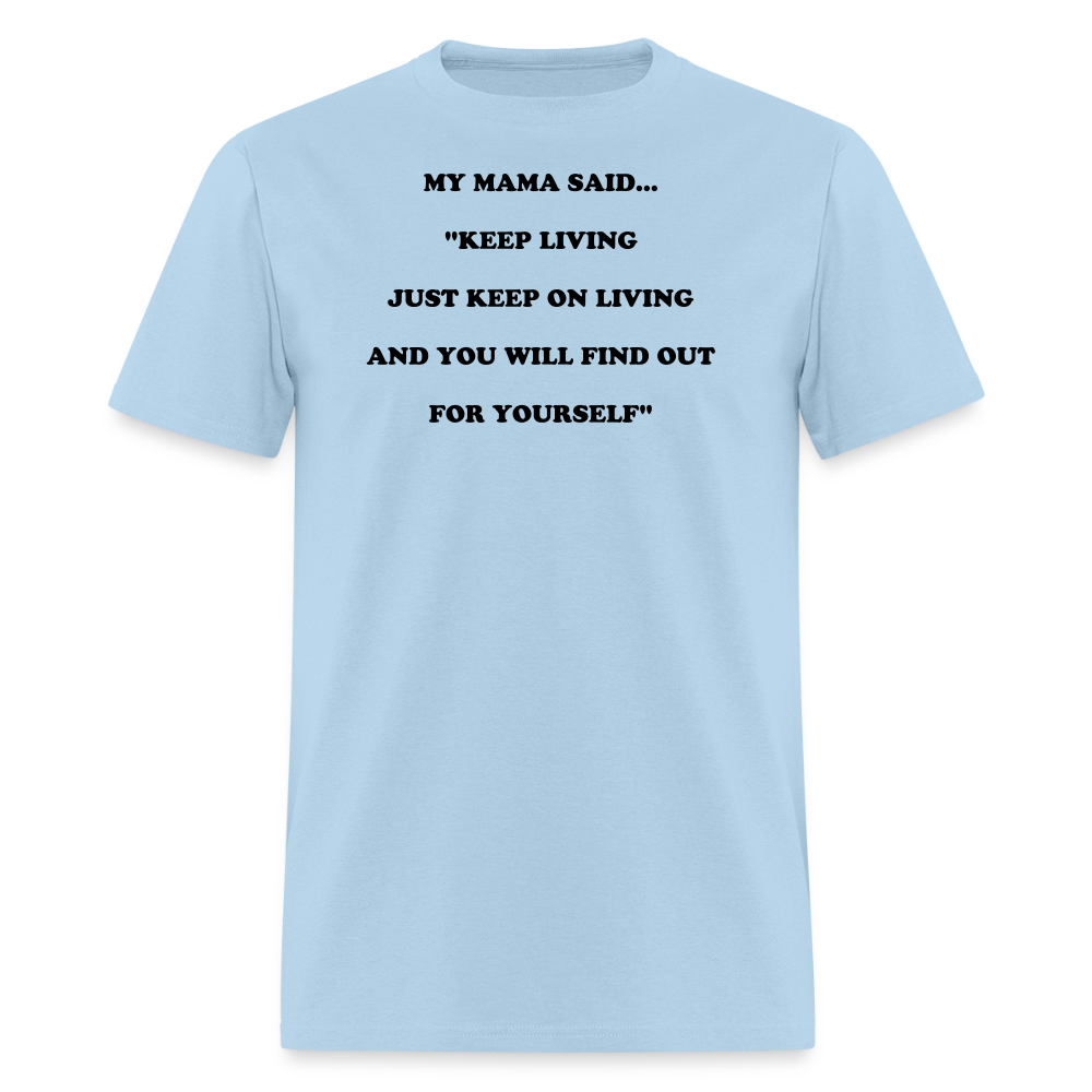KEEP ON LIVING - powder blue
