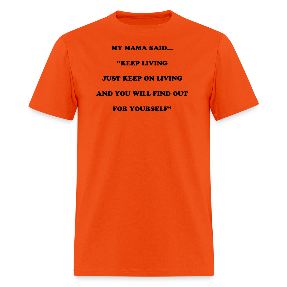 KEEP ON LIVING - orange