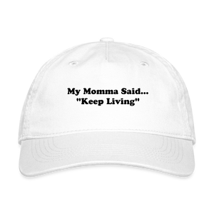 KEEP LIVING - white