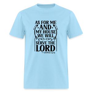 As For Me And My House - powder blue