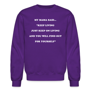 KEEP ON LIVING - purple
