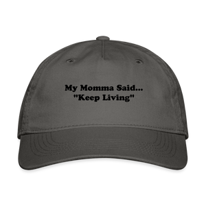 KEEP LIVING - charcoal