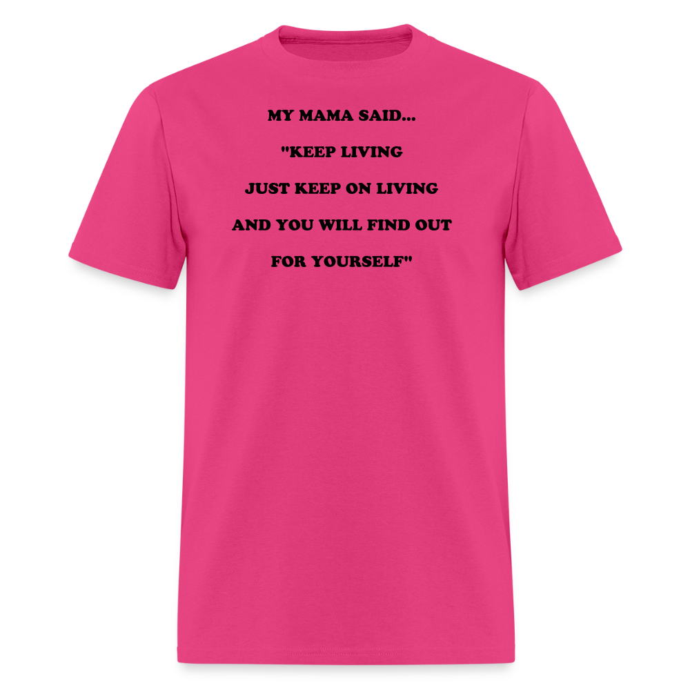 KEEP ON LIVING - fuchsia