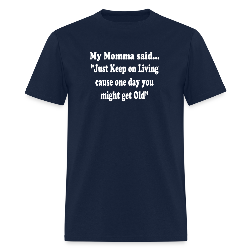 JUST KEEP ON LIVING - navy
