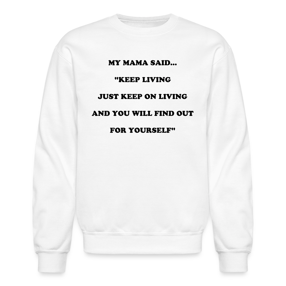 KEEP LIVING - white