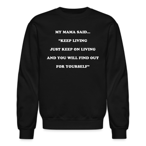 KEEP ON LIVING - black