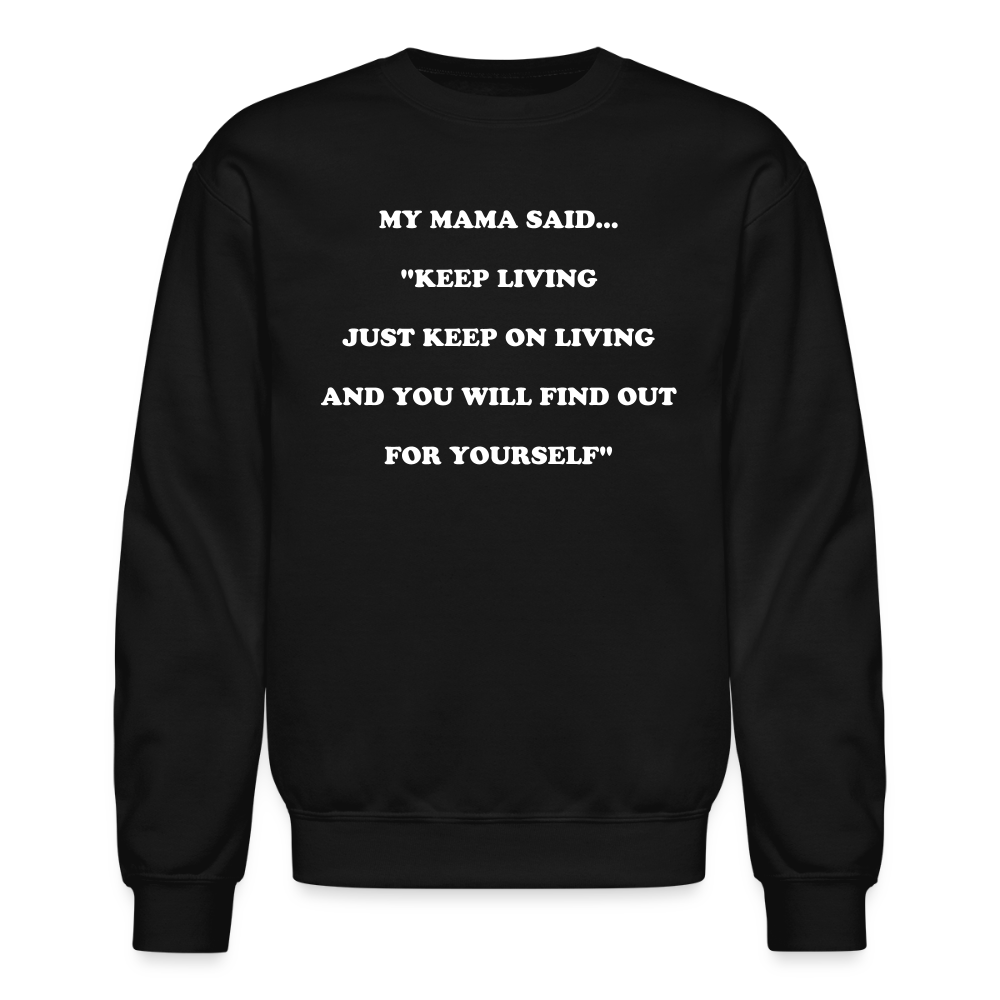 KEEP ON LIVING - black
