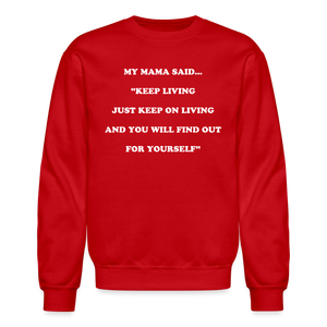 KEEP ON LIVING - red