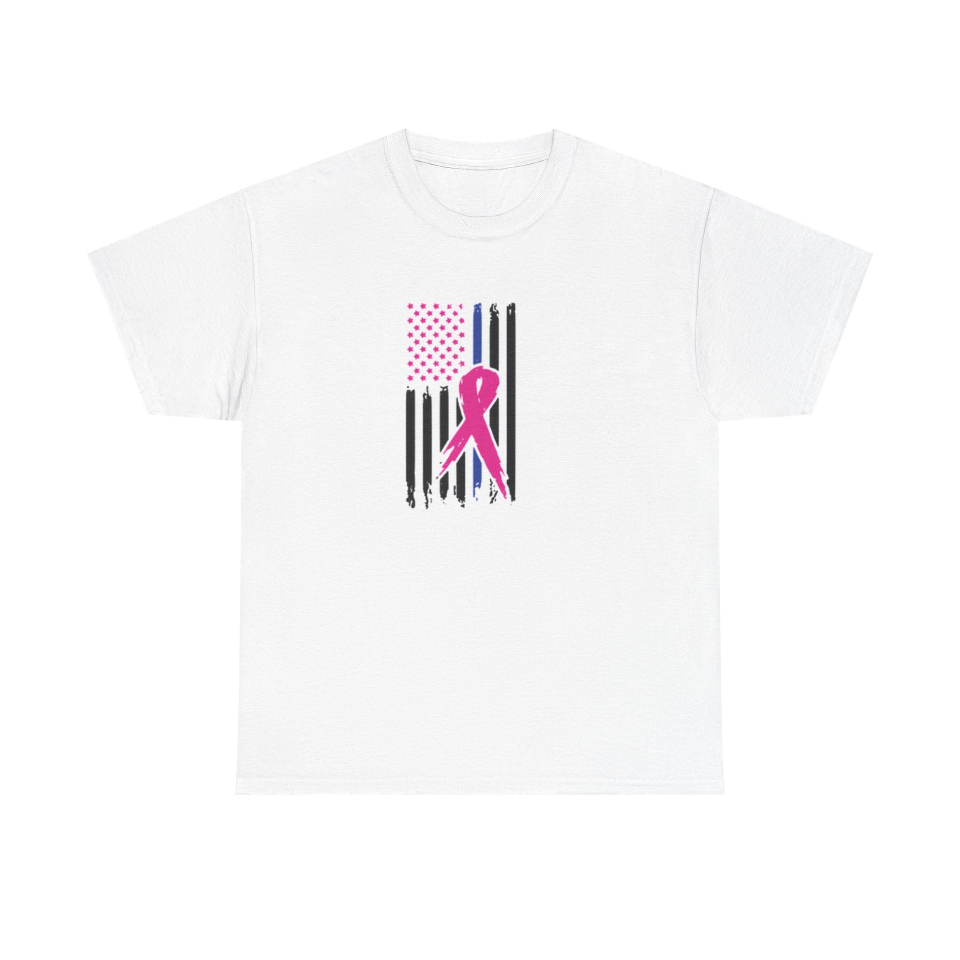 Pink Ribbon Support T-Shirt, Breast Cancer Awareness Tee
