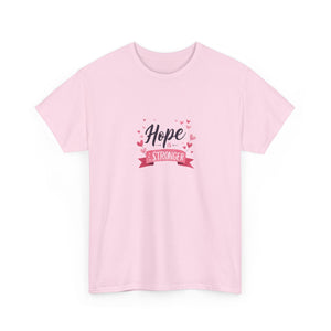 Hope Stronger Breast Cancer Tee