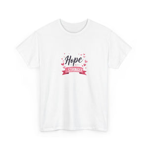 Hope Stronger Breast Cancer Tee