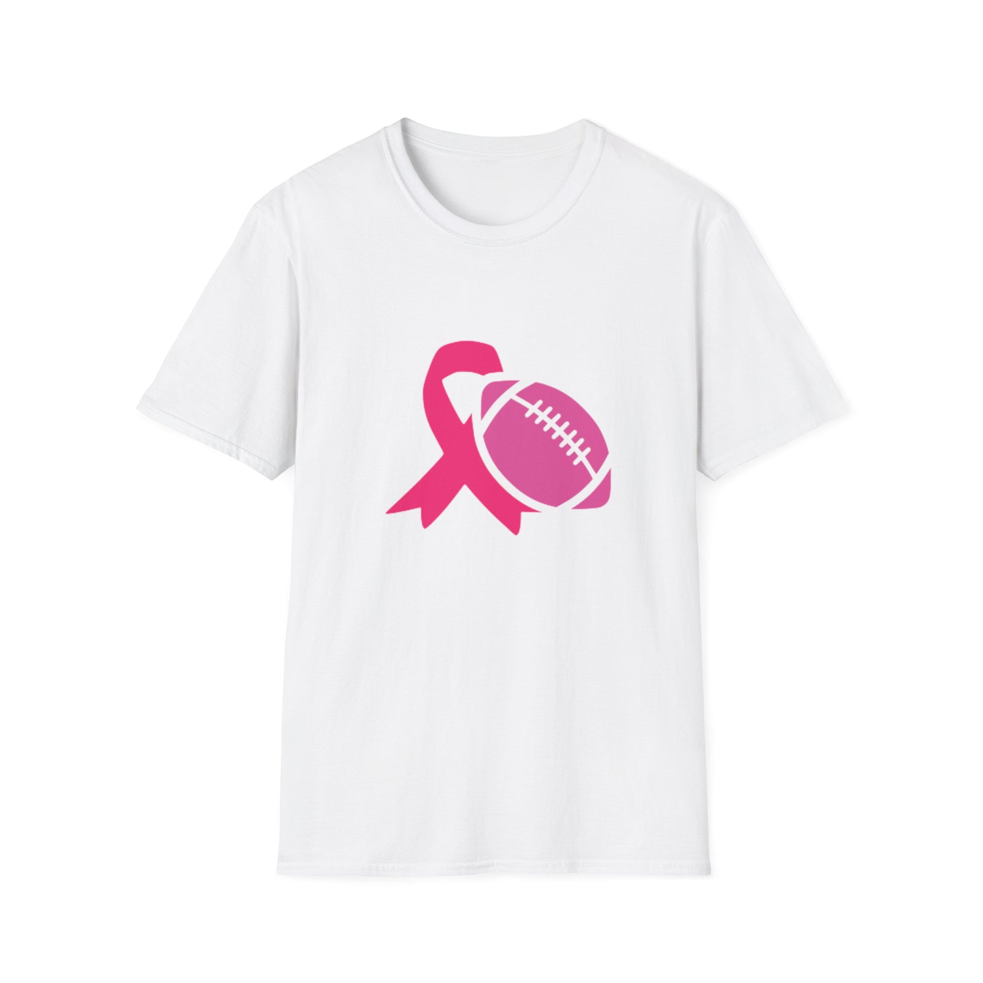 Pink Ribbon Football T-Shirt