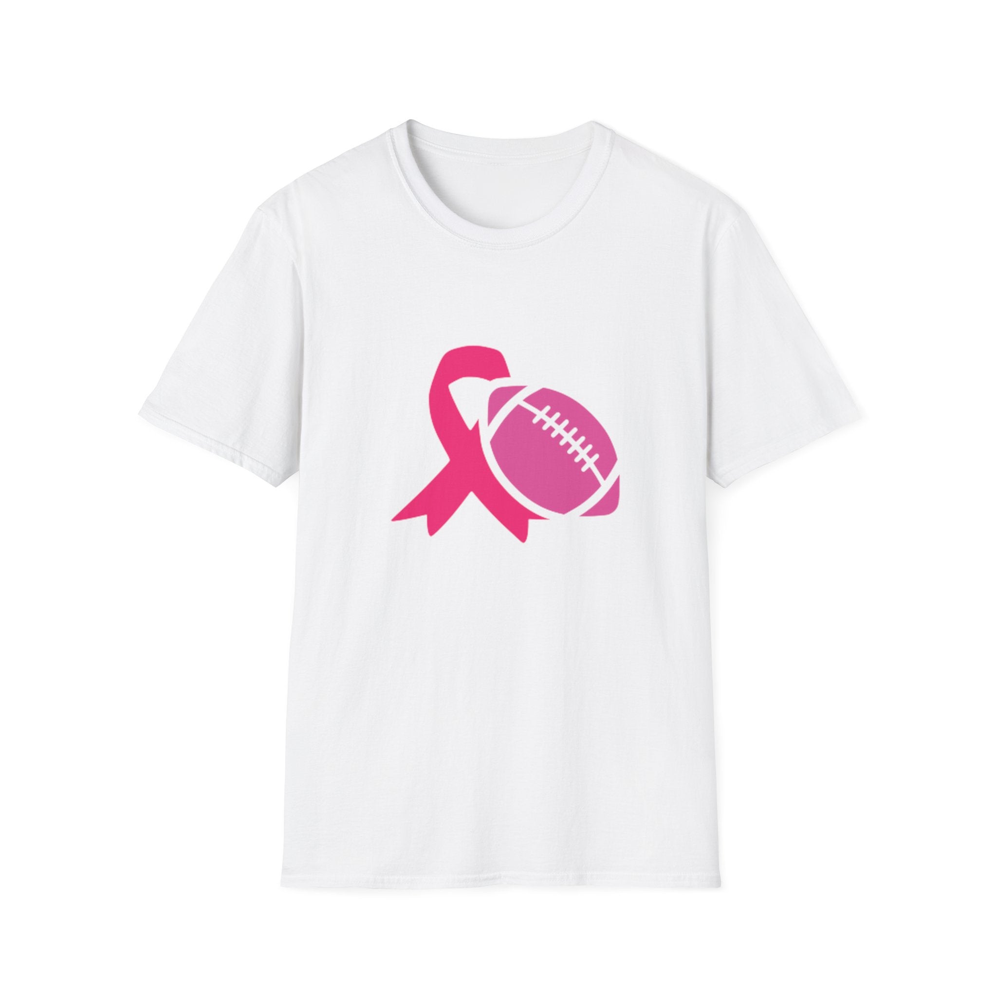 Pink Ribbon Football T-Shirt