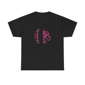Football Lover Breast Cancer Awareness Tee